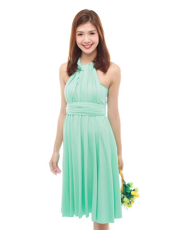 Cherie Convertible Classic Dress in Tiffany